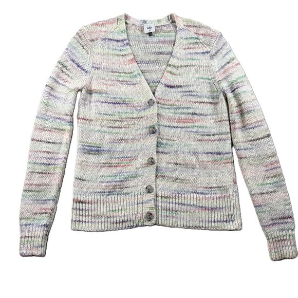 Cabi Women Cloud Cardigan Sweater Button Front Casual Cozy Multicolor XS I203 - Picture 1 of 9